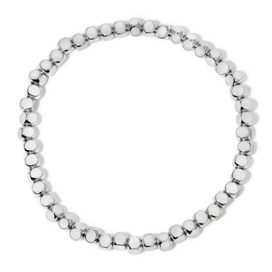 silver bead necklace