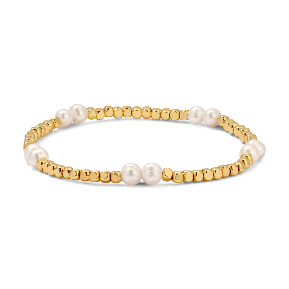 Fashion Fortunes Gold, Silver & Pearl Bracelets