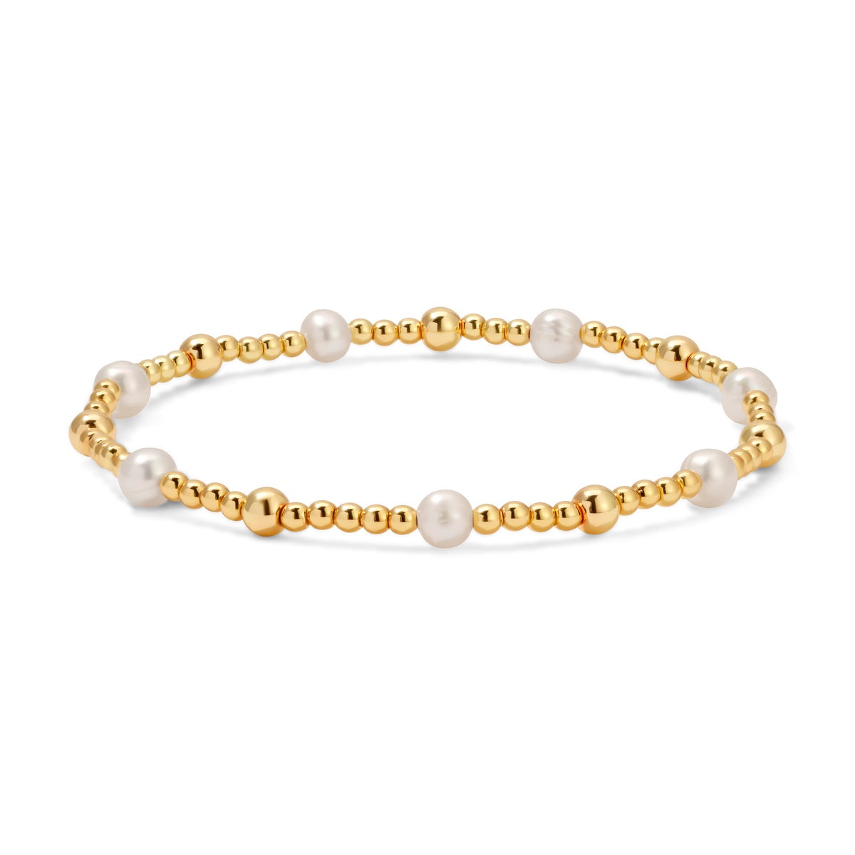 Fashion Fortunes Gold, Silver & Pearl Bracelets