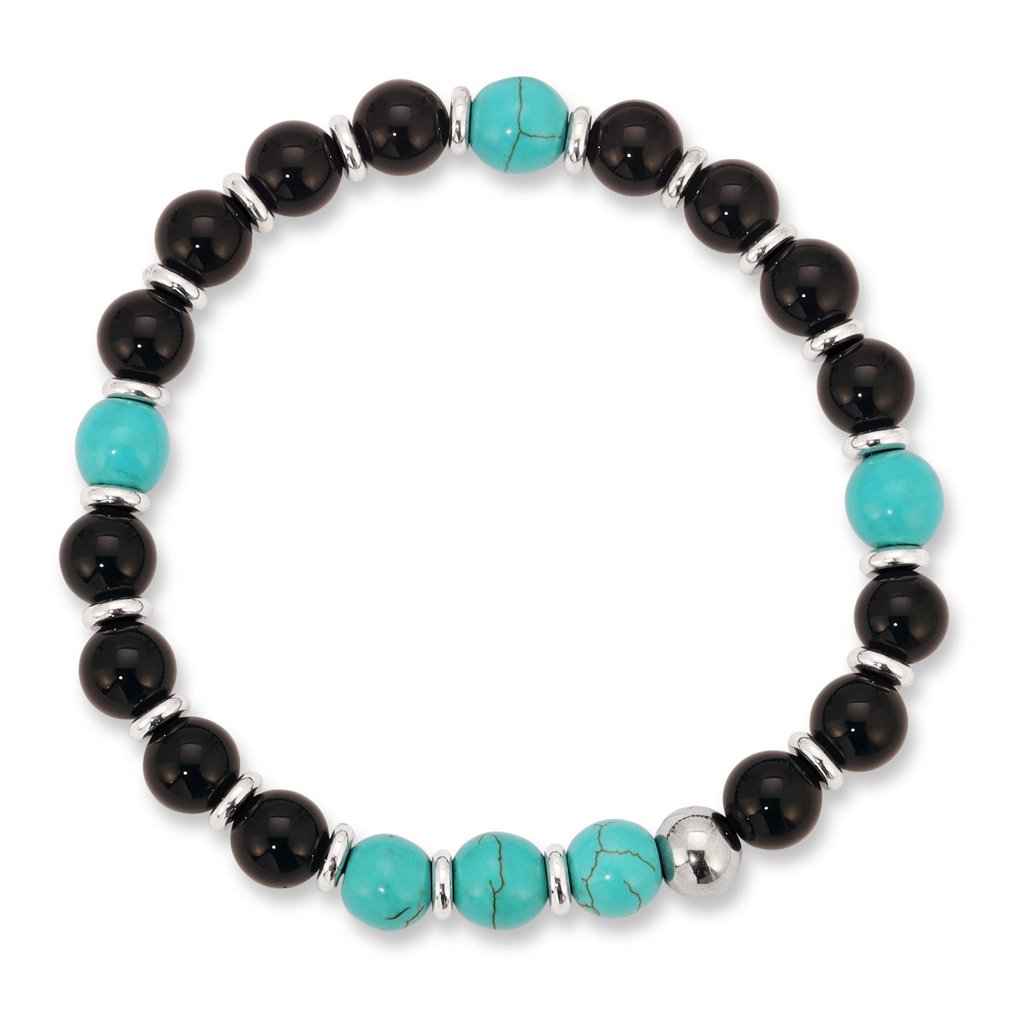 Turquoise w/ Black Onyx