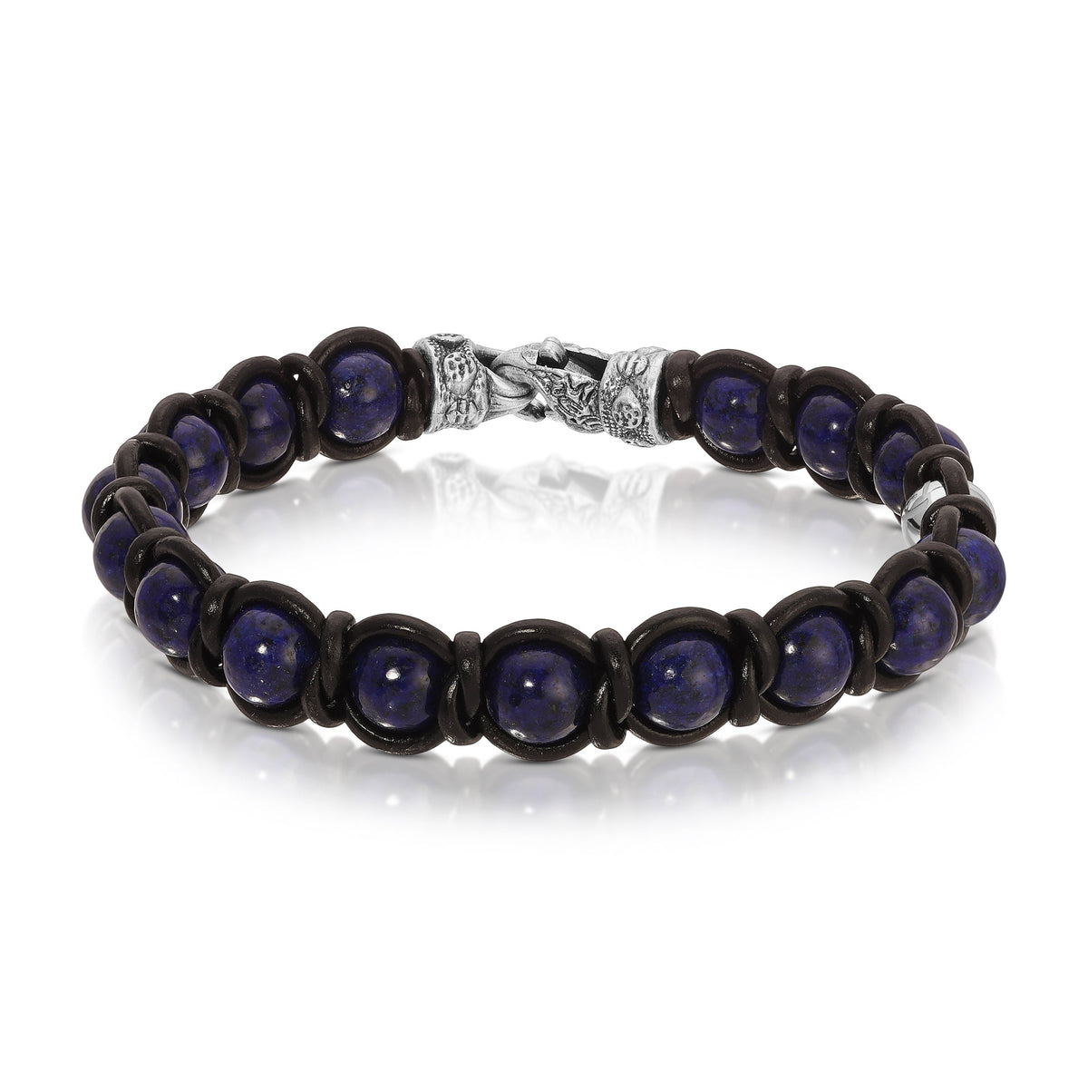 Brigade Leather Mens Bracelet