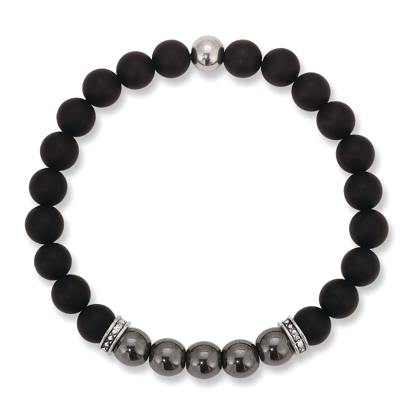Black Onyx w/Hematite