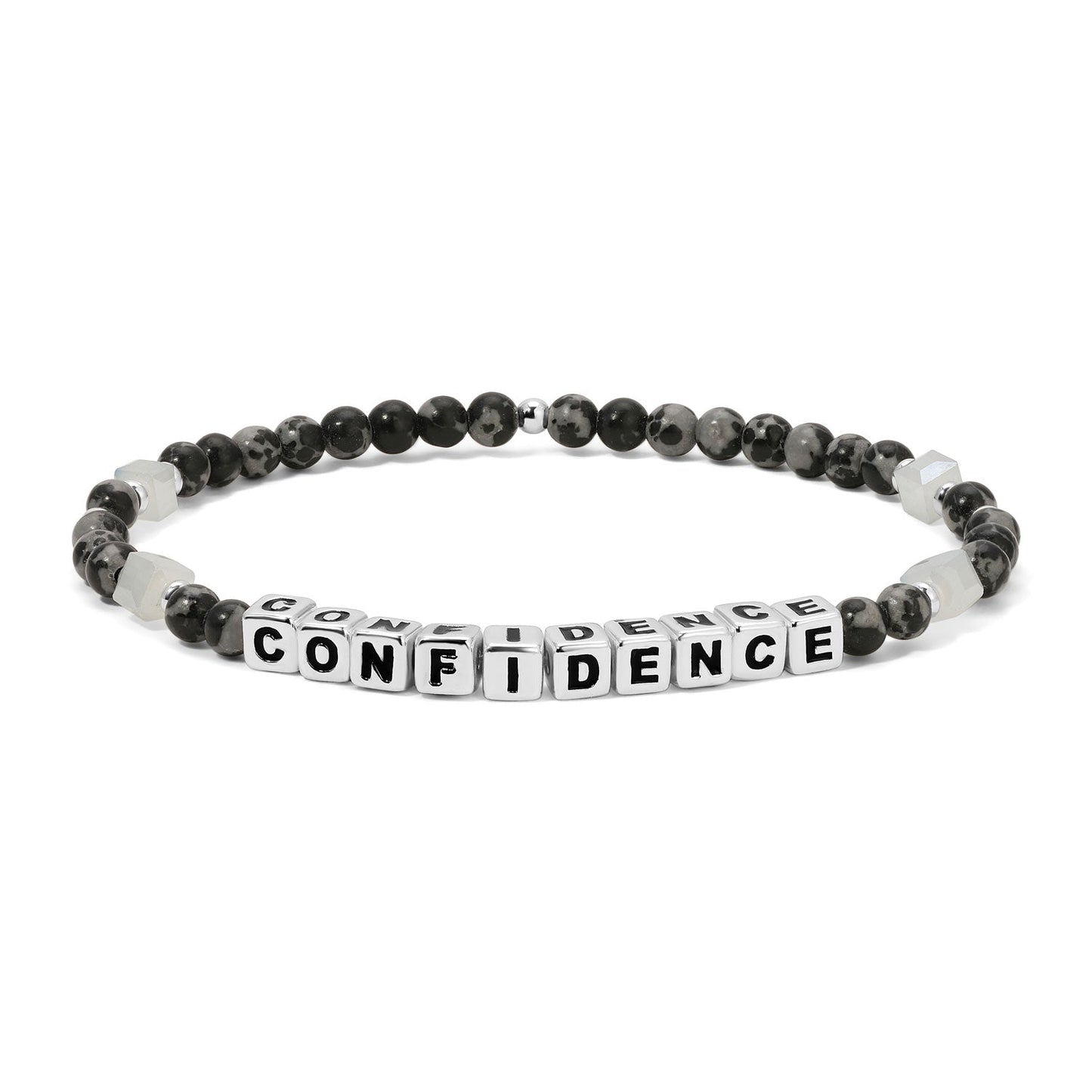 CONFIDENCE Colorful Words Bracelet