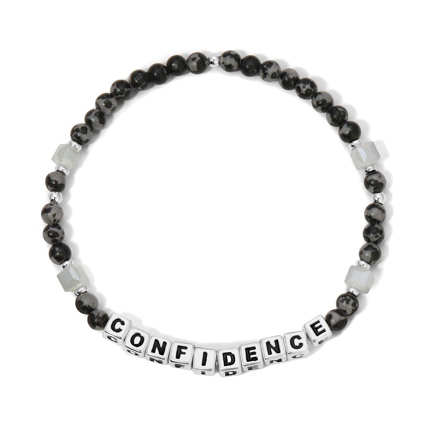 CONFIDENCE Colorful Words Bracelet