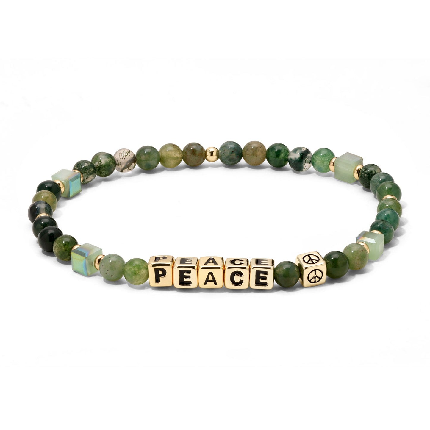PEACE Colorful Words Bracelet