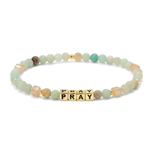 Inspirational Colorful Words Bracelet
