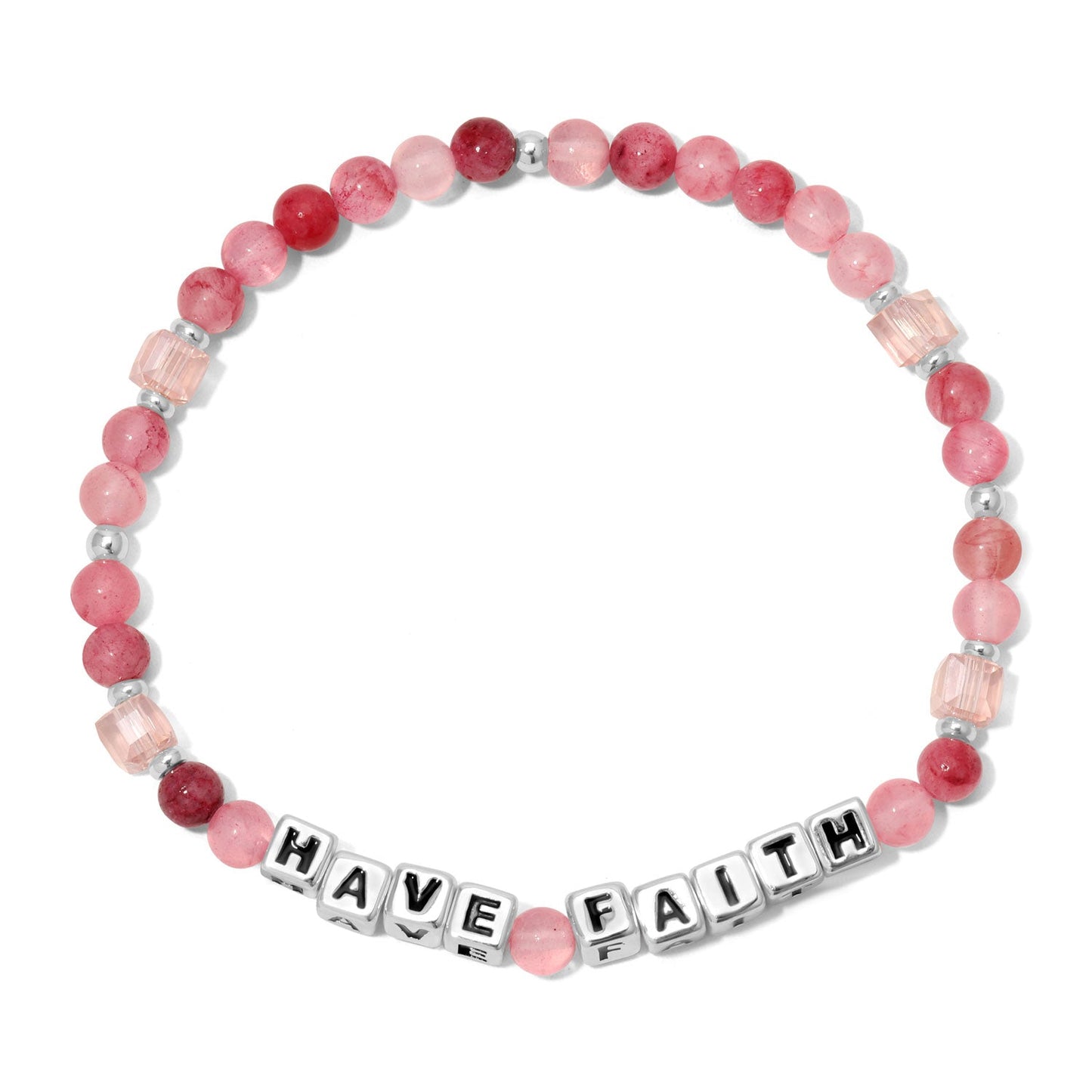 HAVE FAITH Colorful Words Bracelet