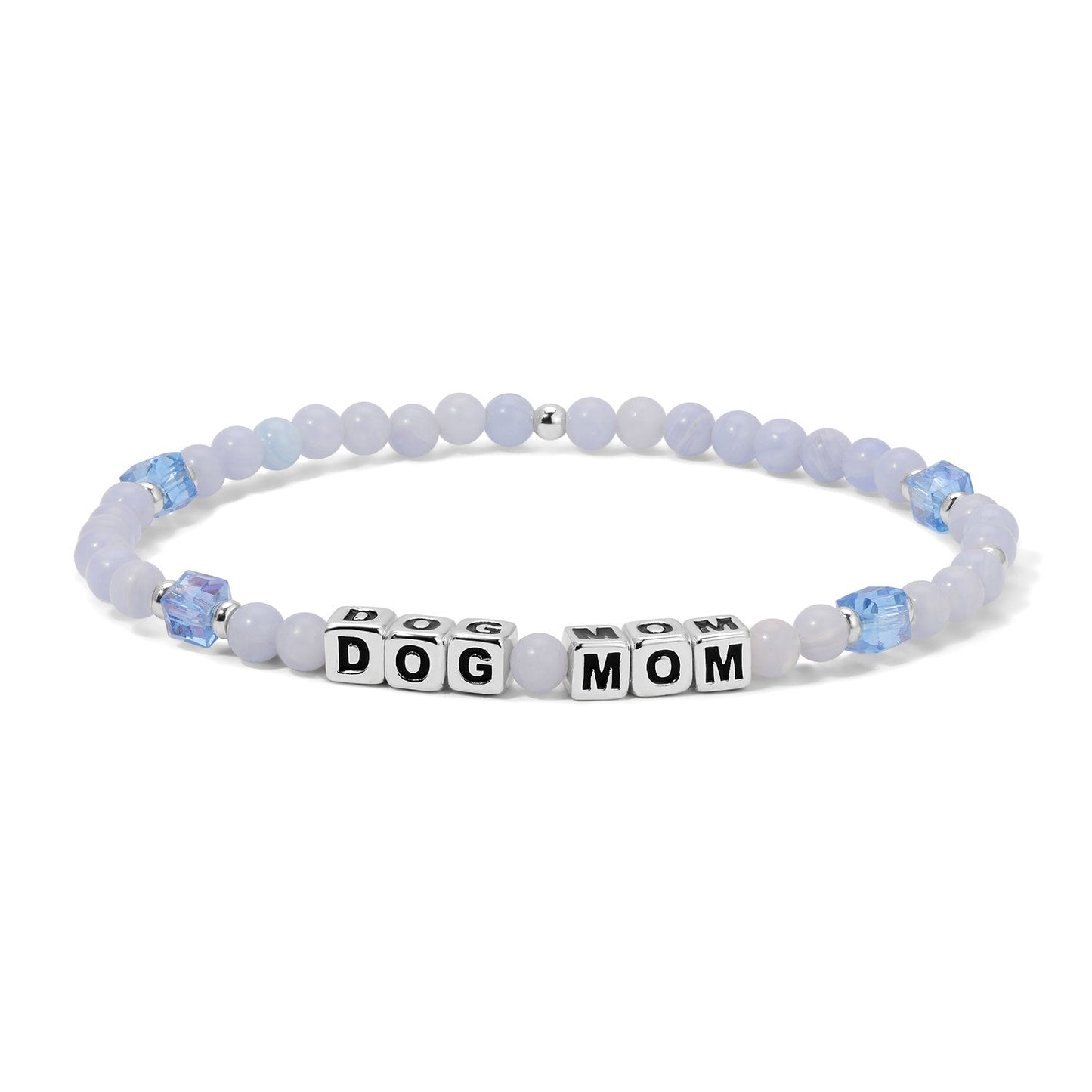 DOG MOM Colorful Words Bracelet