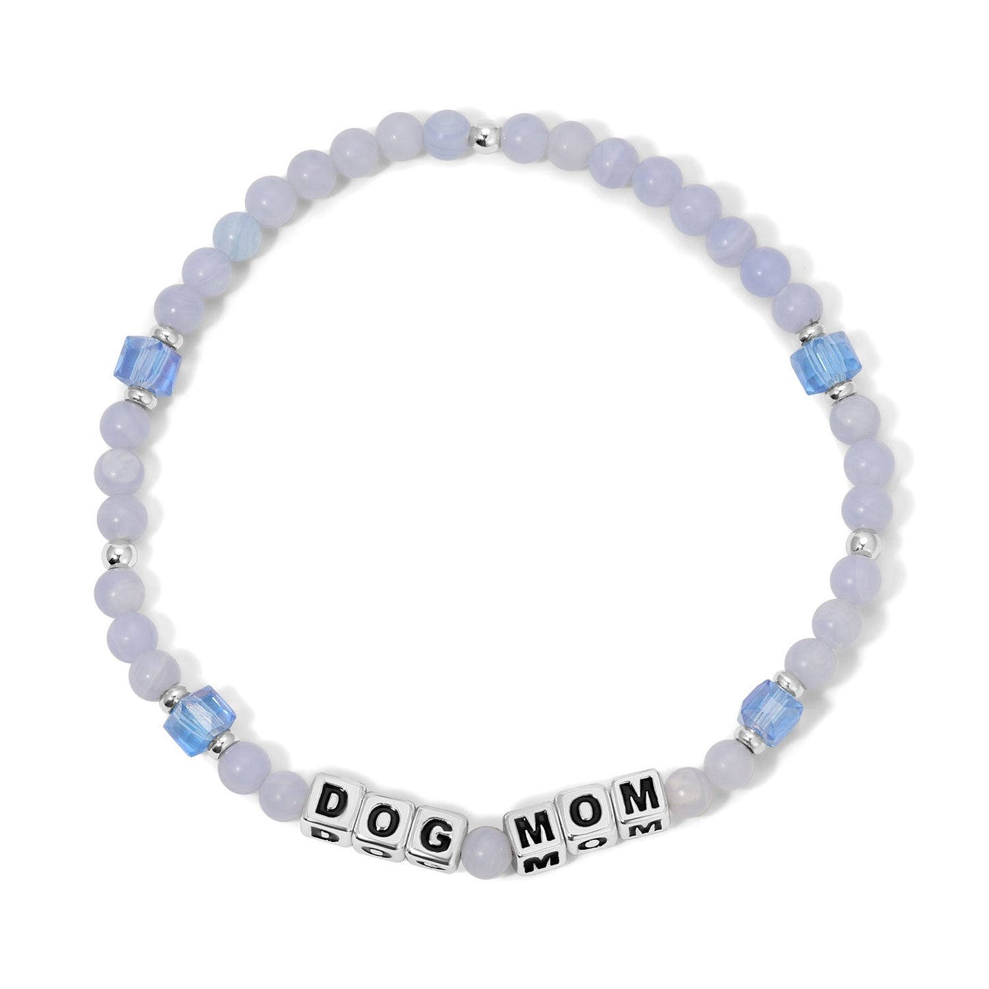 DOG MOM Colorful Words Bracelet