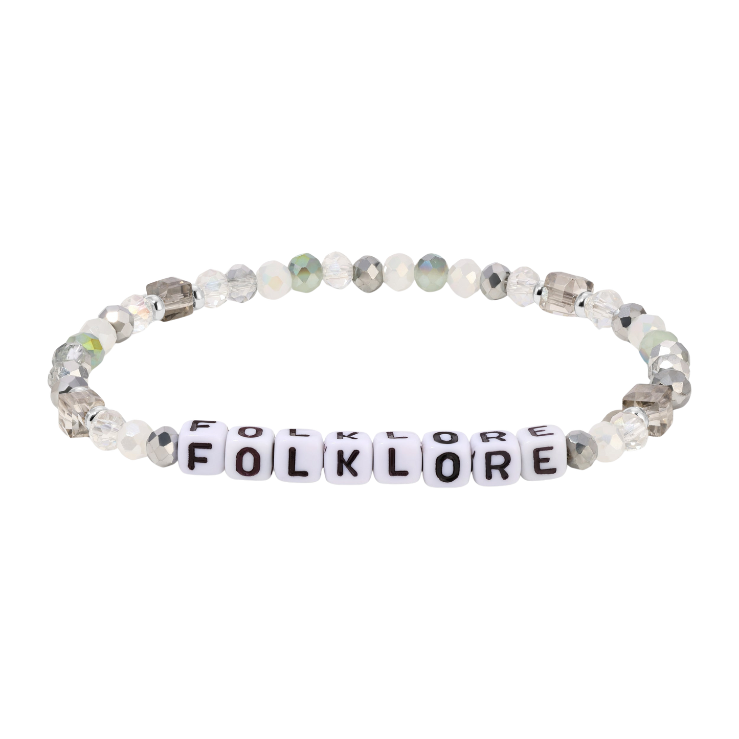 beaded bracelet with folklore letters