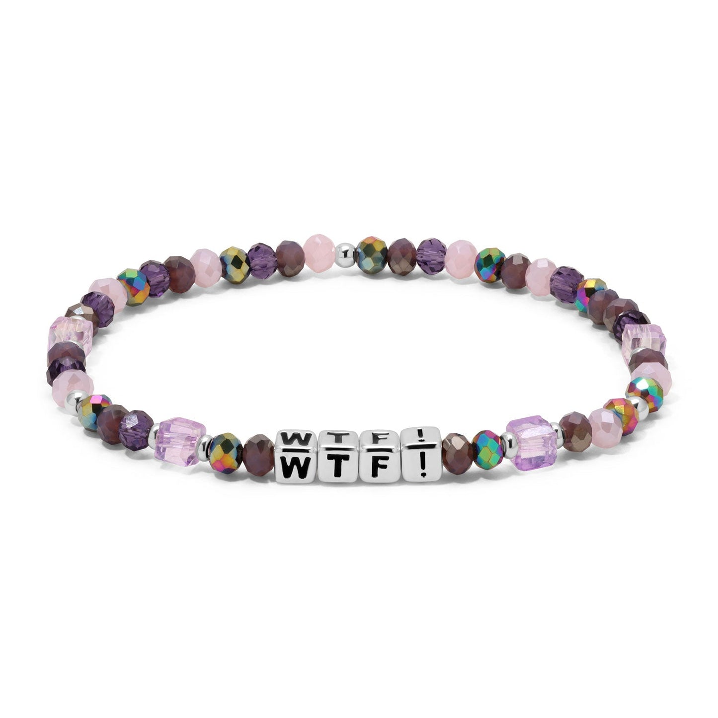 WTF! Colorful Words Bracelet