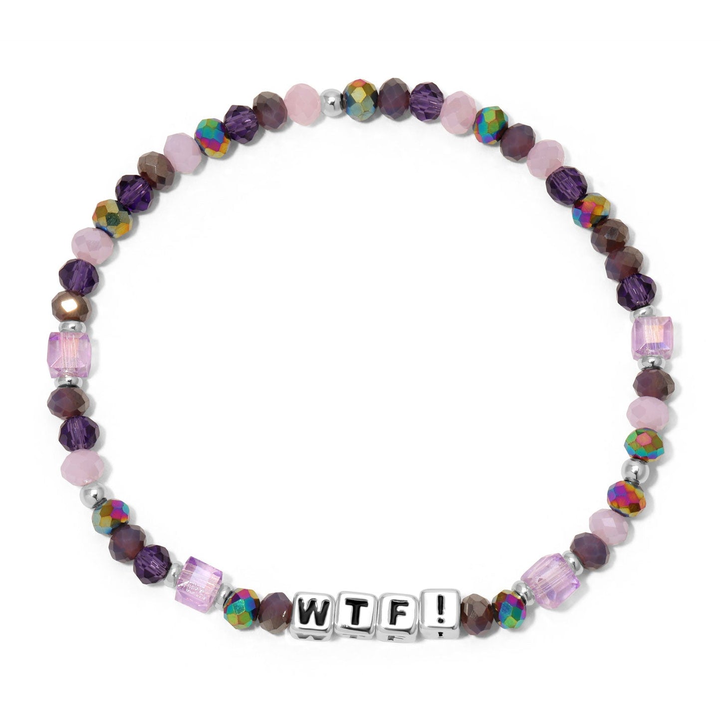 WTF! Colorful Words Bracelet