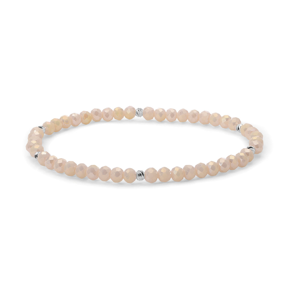 Mini-Crystal Bracelets - Silver Accents