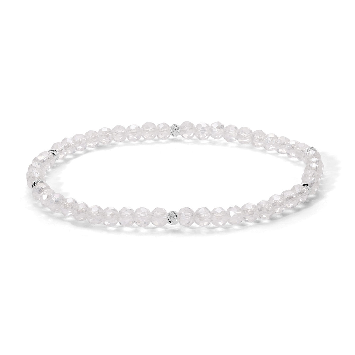 Mini-Crystal Bracelets - Silver Accents