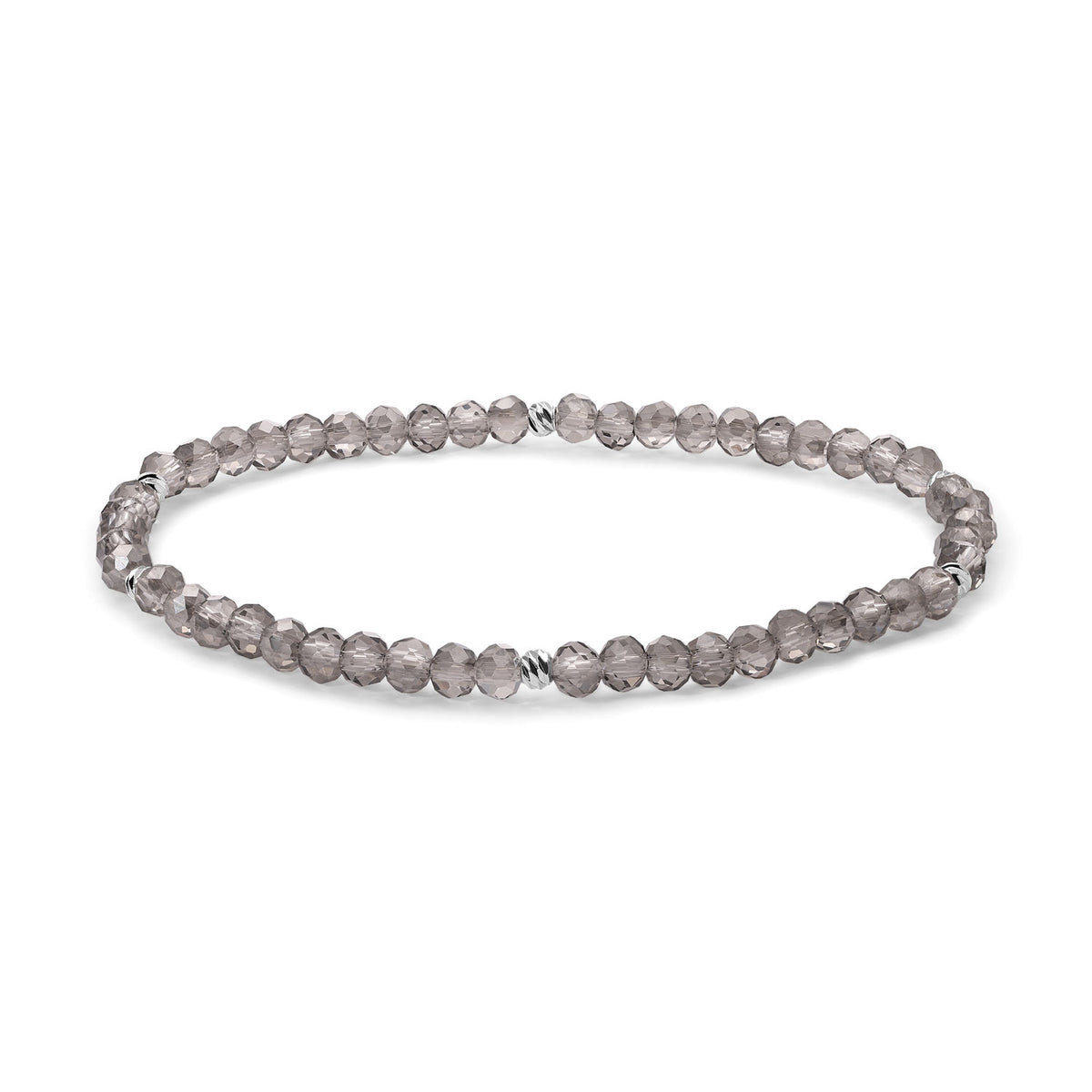 Mini-Crystal Bracelets - Silver Accents