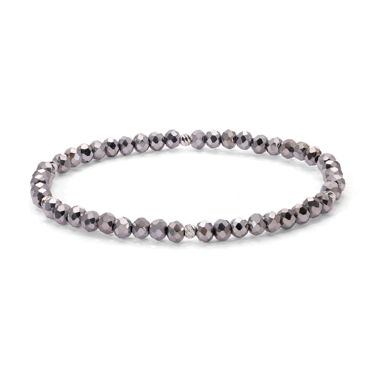Mini-Crystal Bracelets - Silver Accents