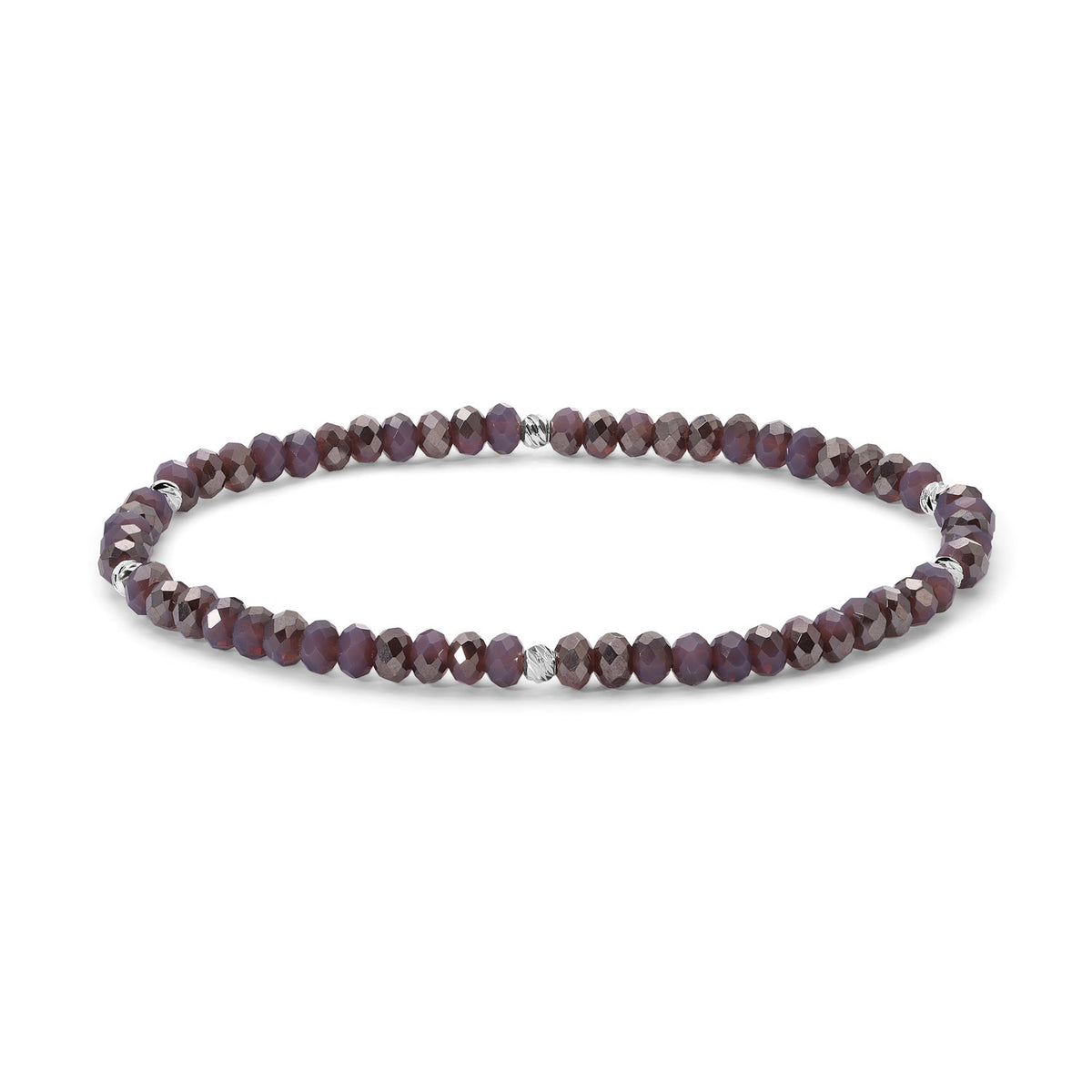 Mini-Crystal Bracelets - Silver Accents