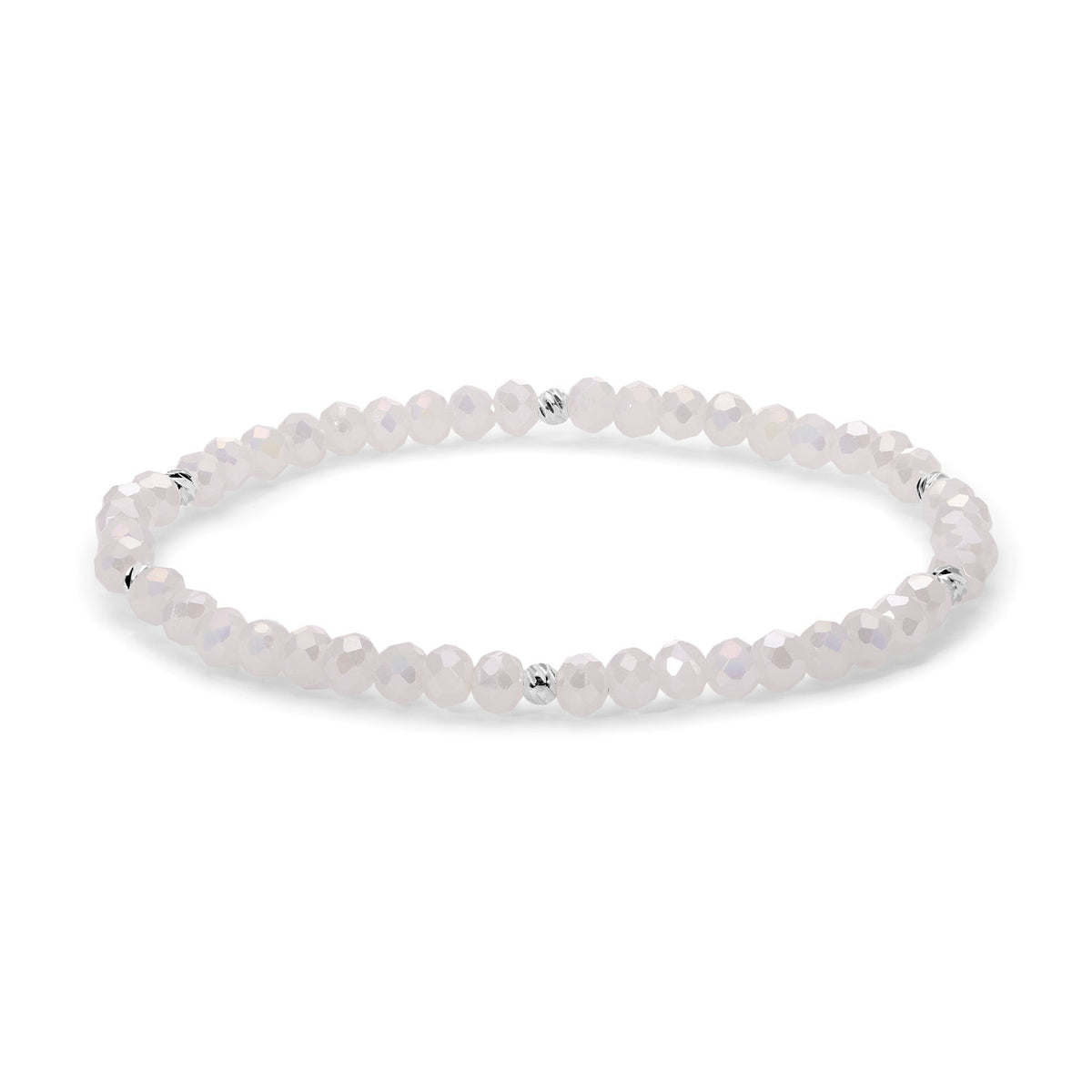 Mini-Crystal Bracelets - Silver Accents