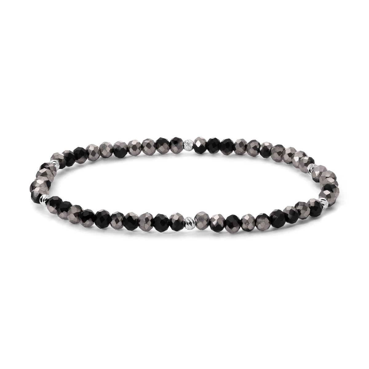 Mini-Crystal Bracelets - Silver Accents