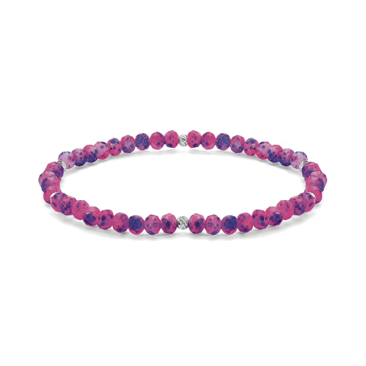 Mini-Crystal Bracelets - Silver Accents