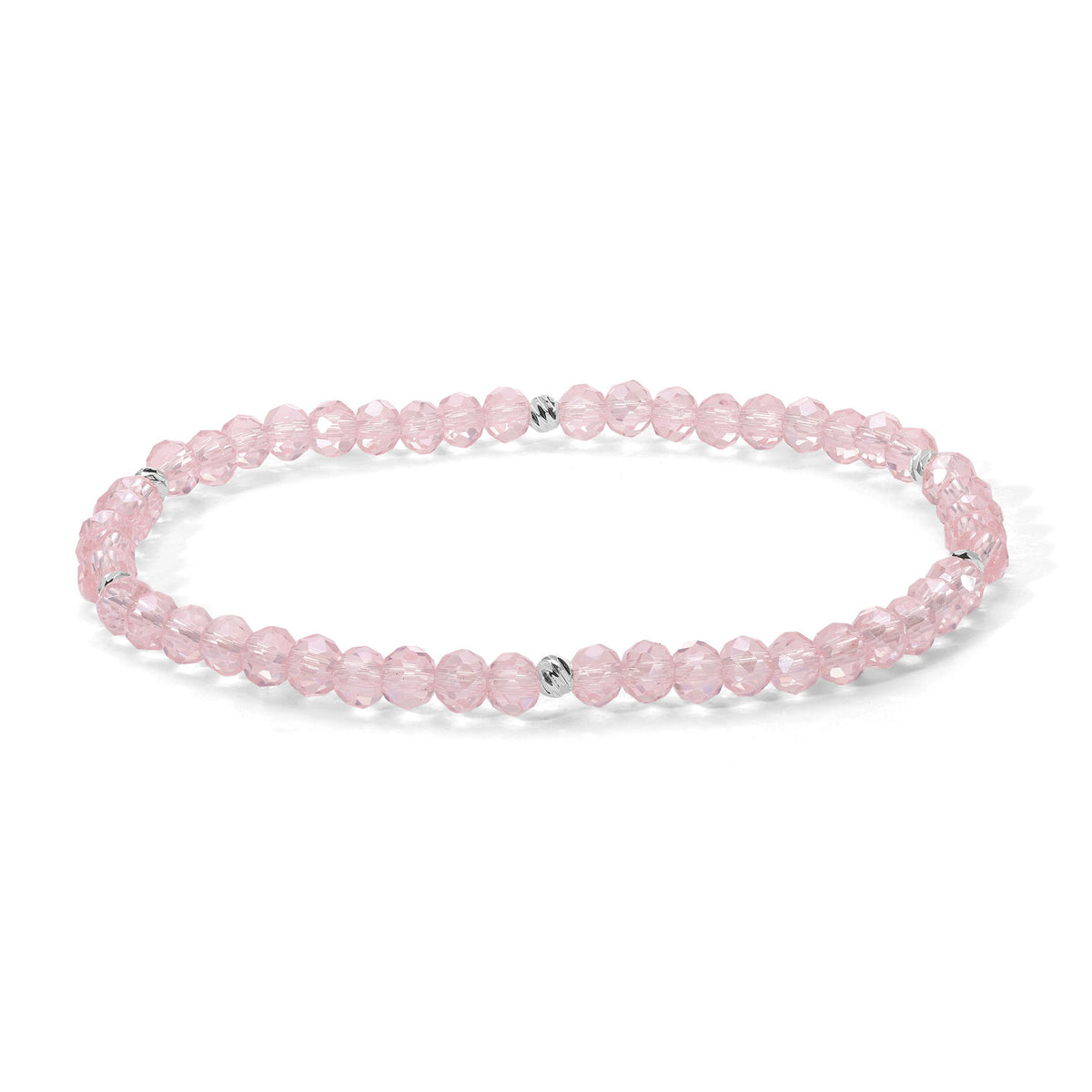Mini-Crystal Bracelets - Silver Accents