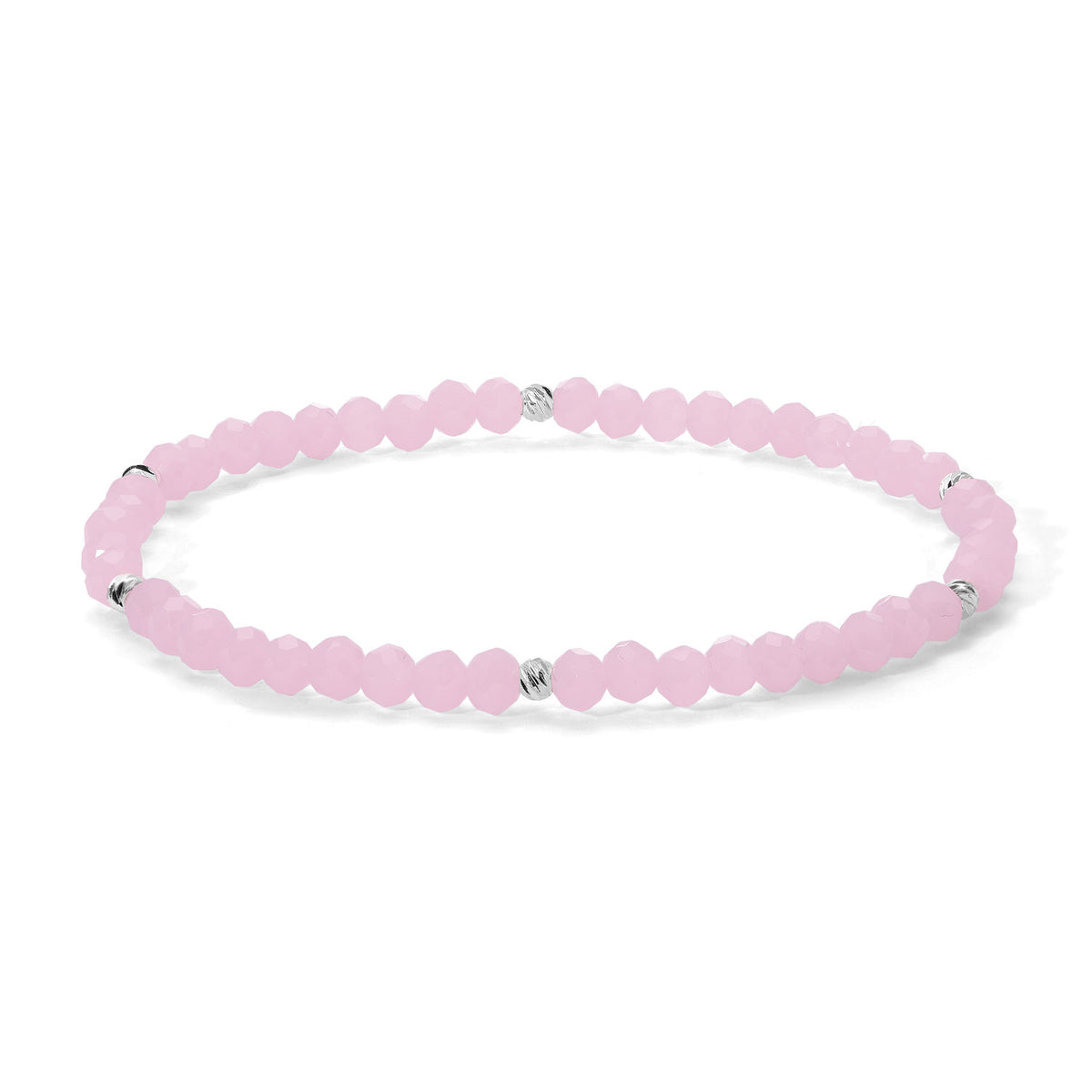 Mini-Crystal Bracelets - Silver Accents