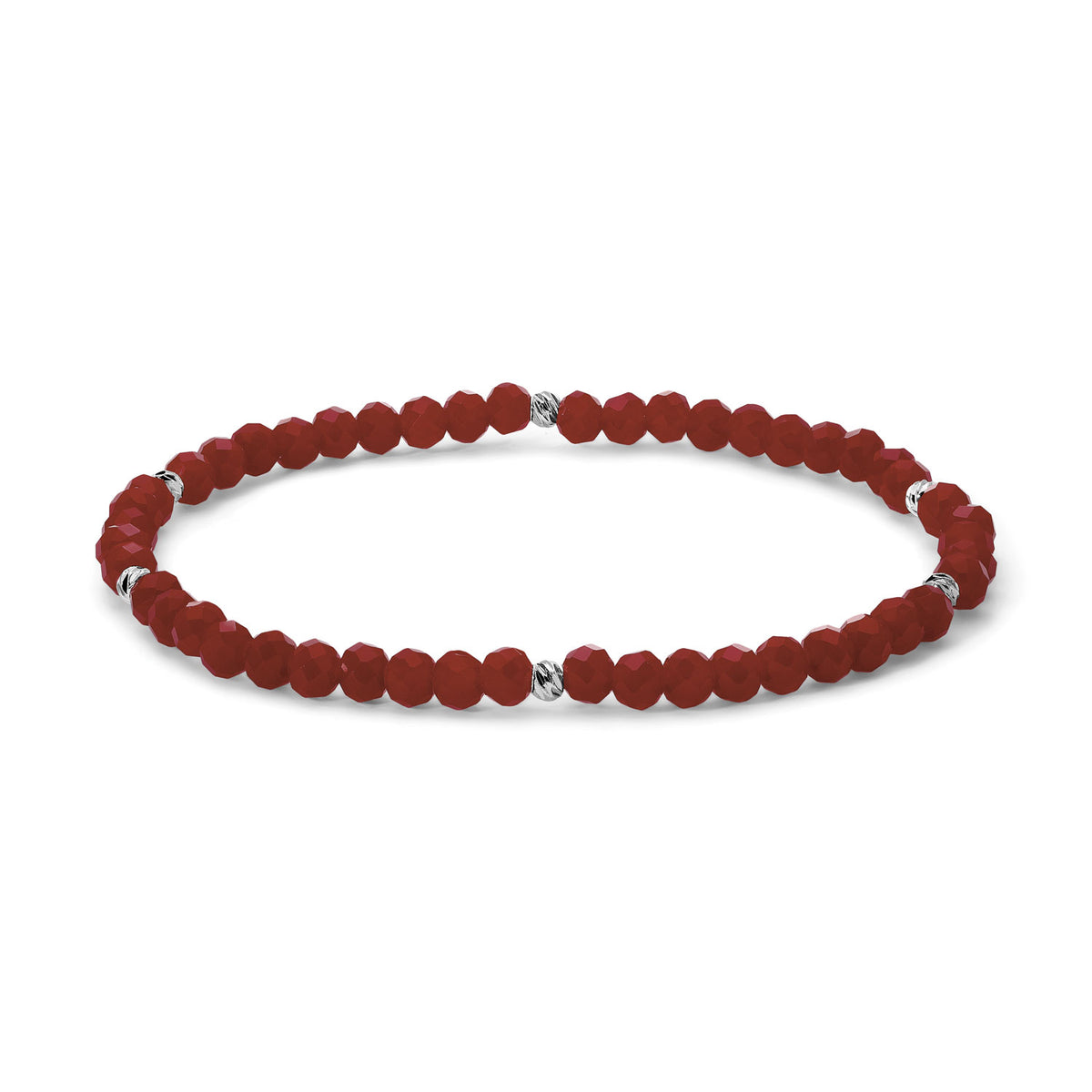 Mini-Crystal Bracelets - Silver Accents