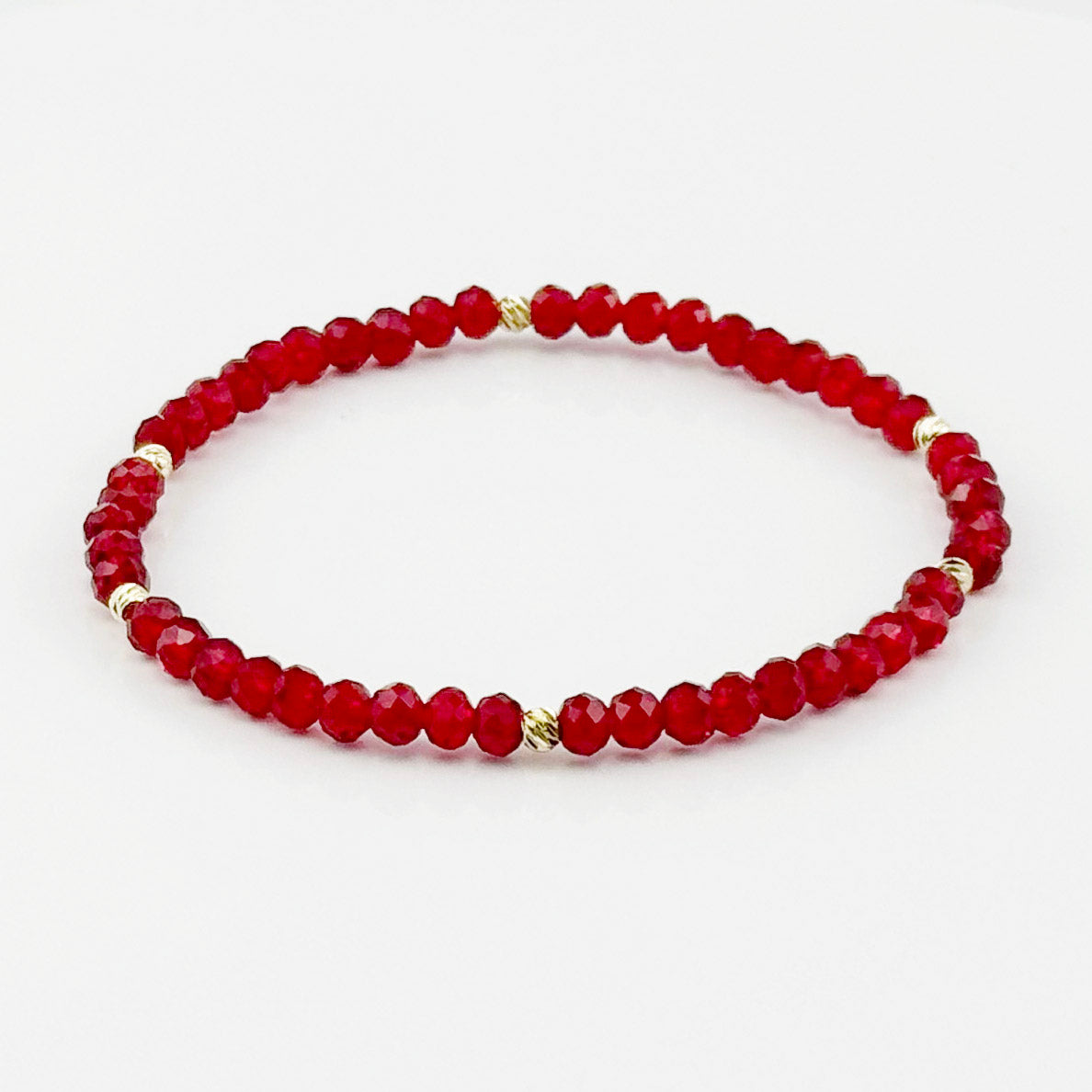 Mini-Crystal Bracelets - Gold Accents