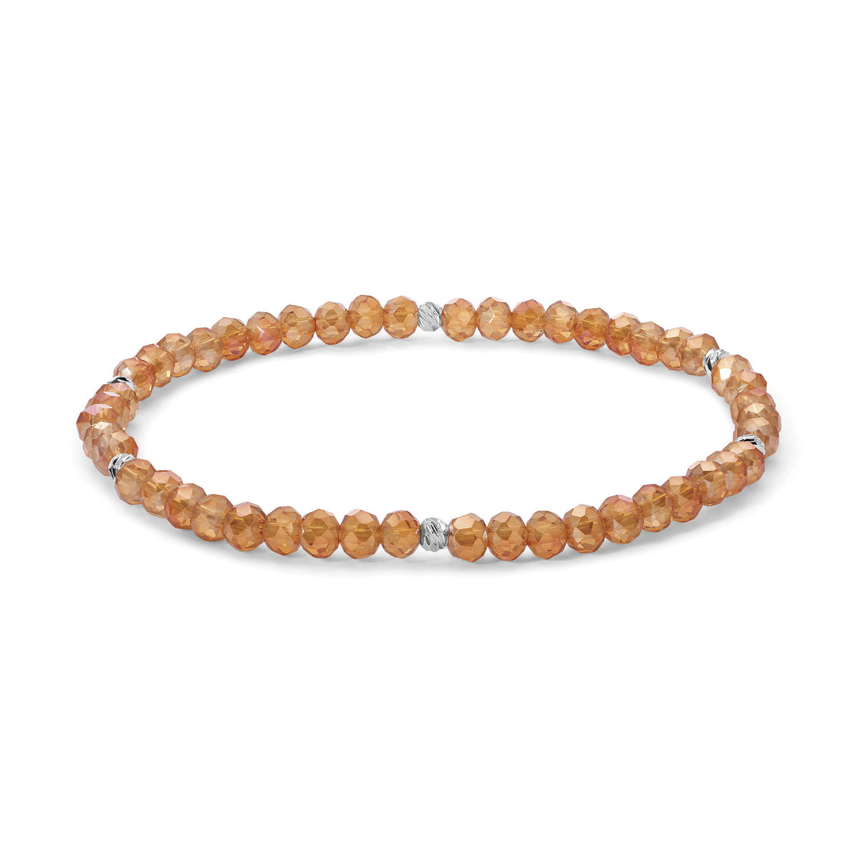 Mini-Crystal Bracelets - Silver Accents