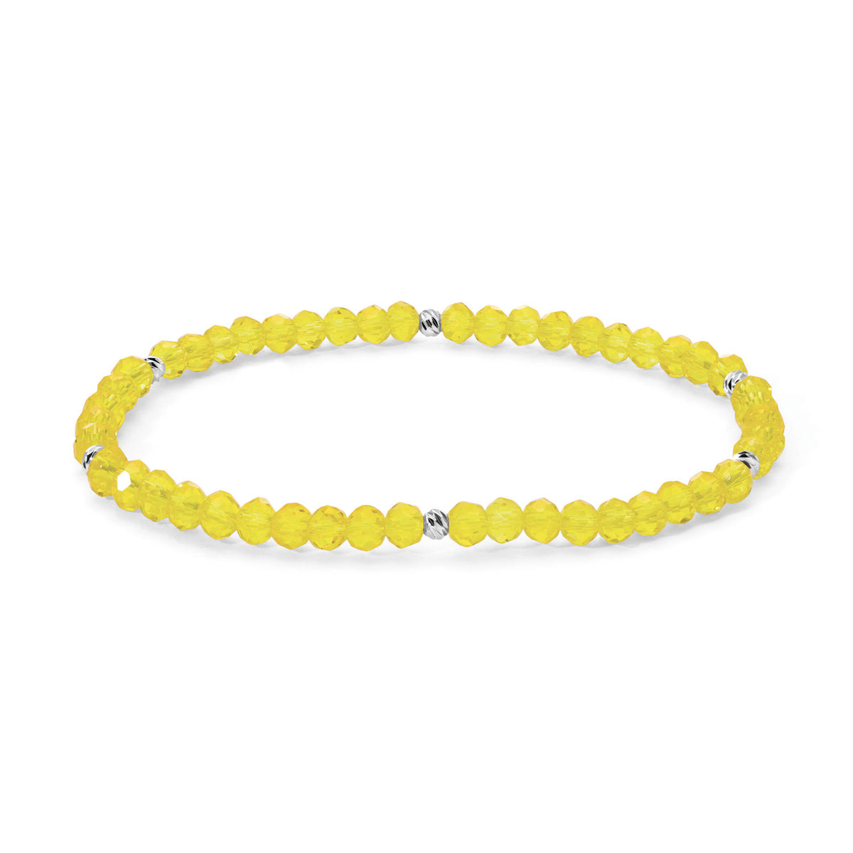 Mini-Crystal Bracelets - Silver Accents
