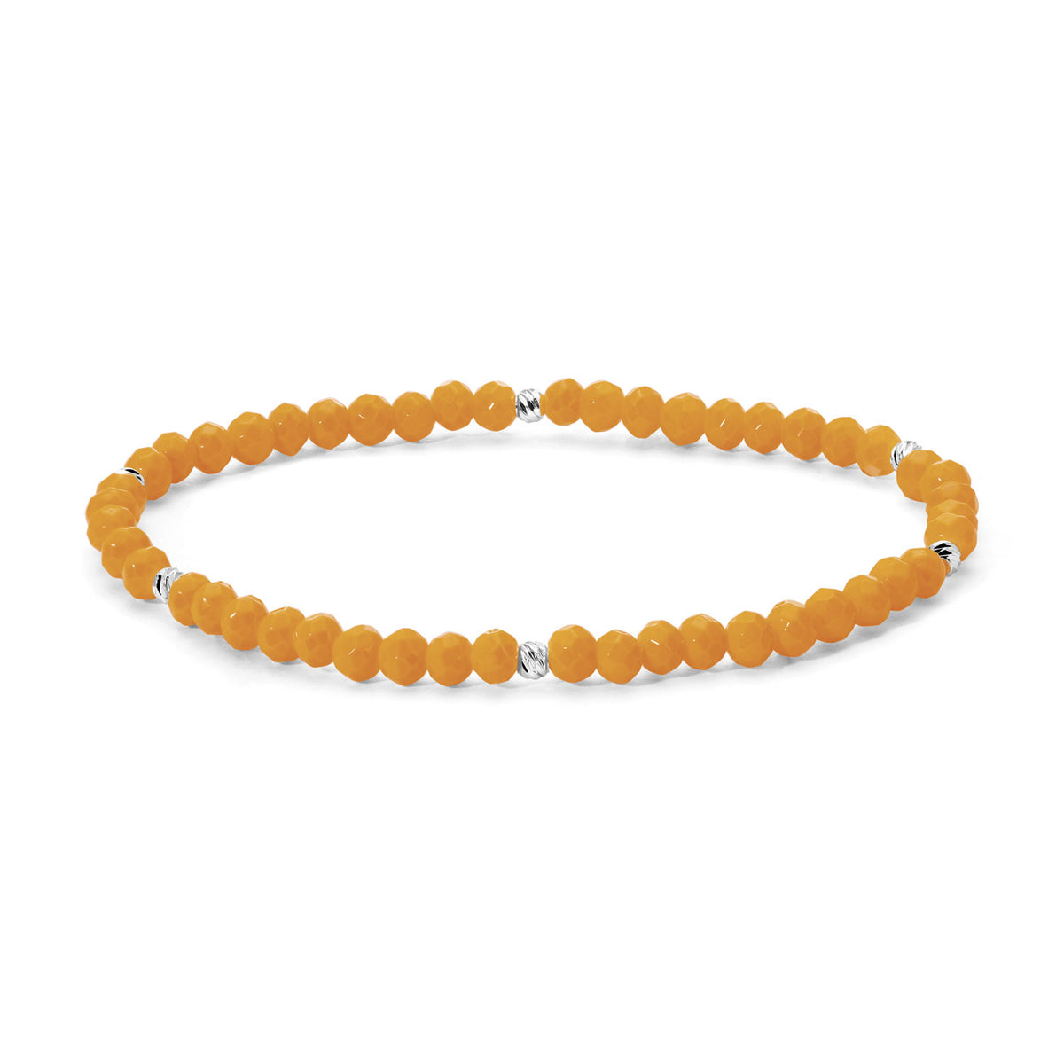 Mini-Crystal Bracelets - Silver Accents