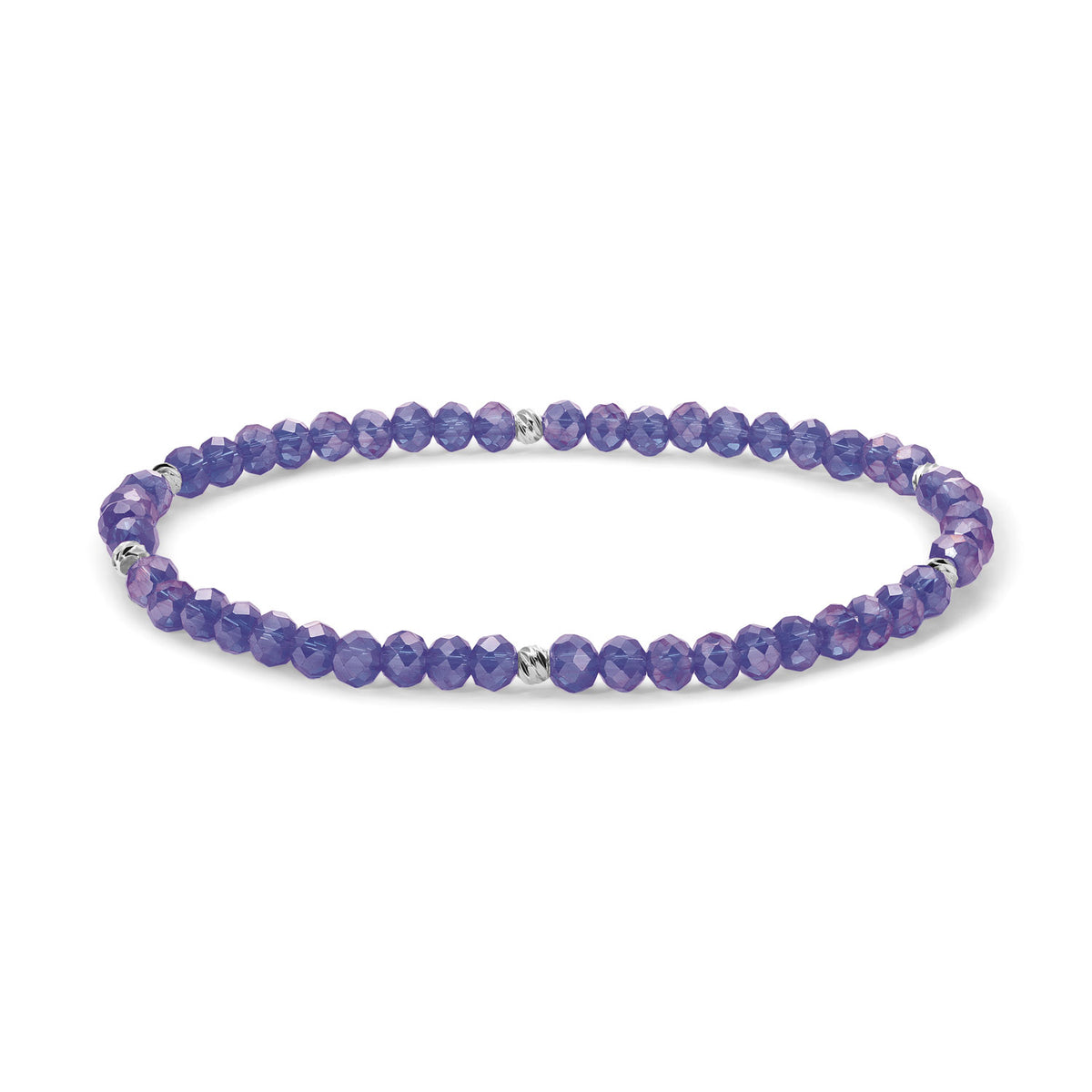 Mini-Crystal Bracelets - Silver Accents