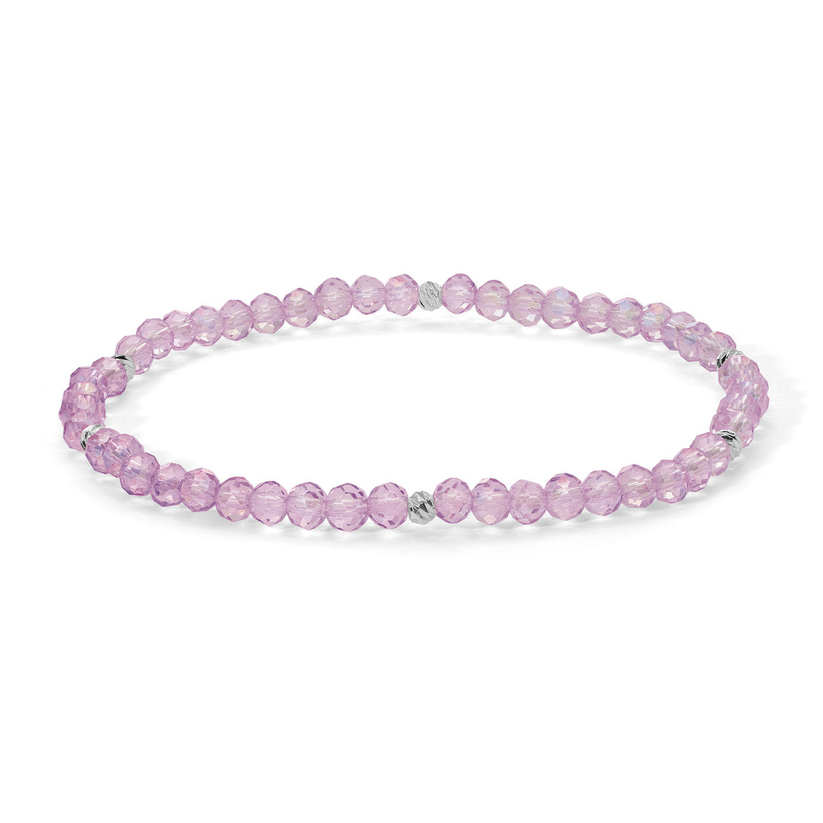 Mini-Crystal Bracelets - Silver Accents