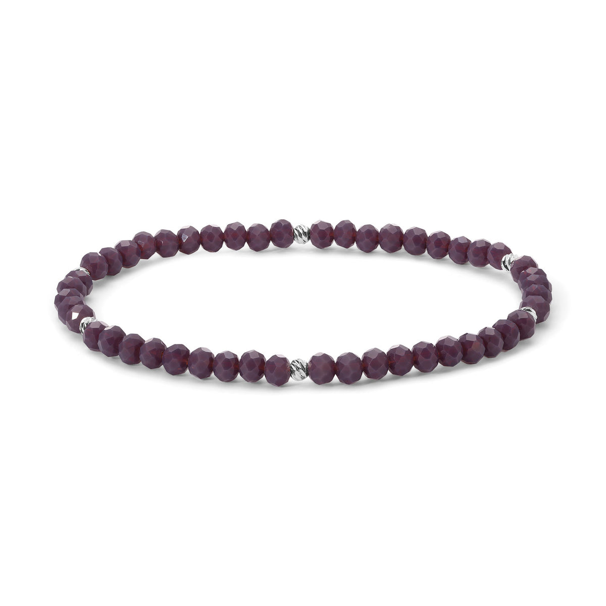 Mini-Crystal Bracelets - Silver Accents