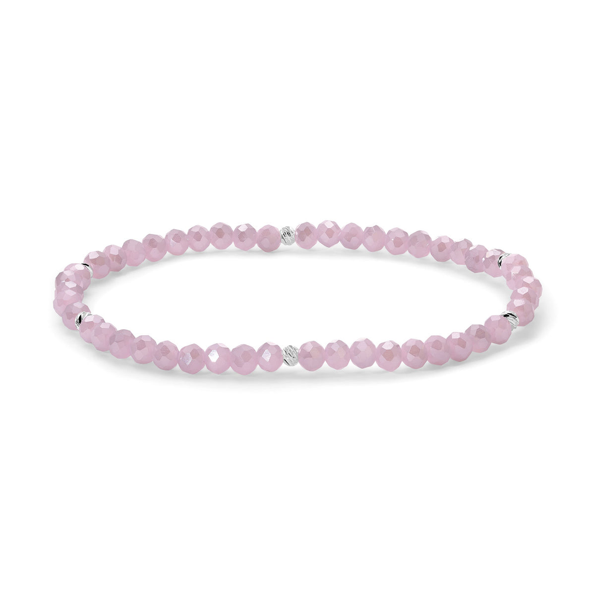 Mini-Crystal Bracelets - Silver Accents