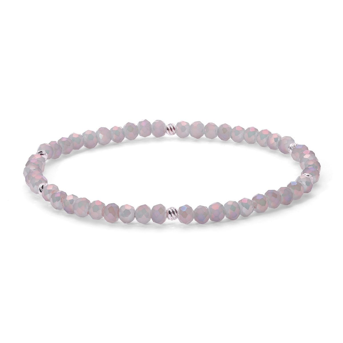 Mini-Crystal Bracelets - Silver Accents
