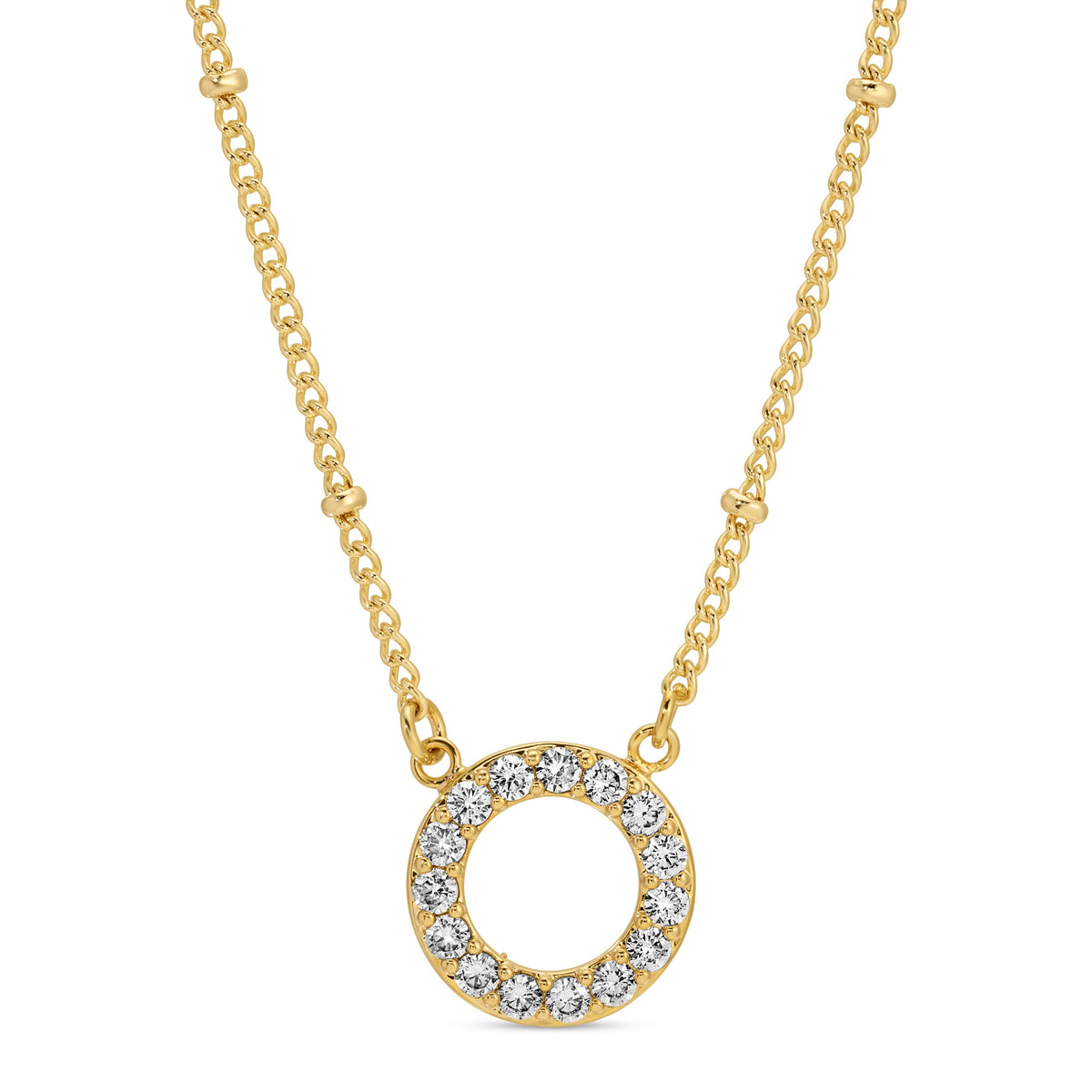 Gold & Sterling Silver Plated Petite Chain Pendants