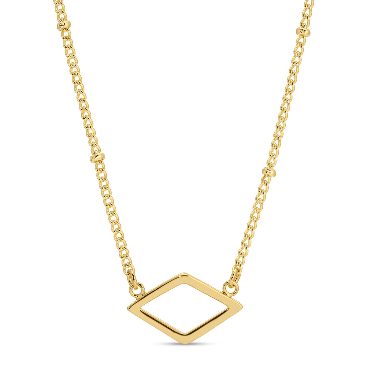 Gold & Sterling Silver Plated Petite Chain Pendants