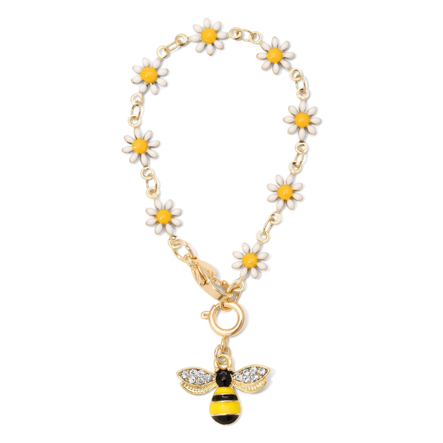 Bumble Bee & Daisy Tumbler Charm