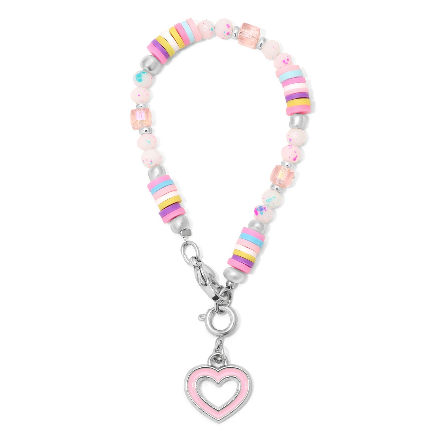 Pink Heart Tumbler Charm