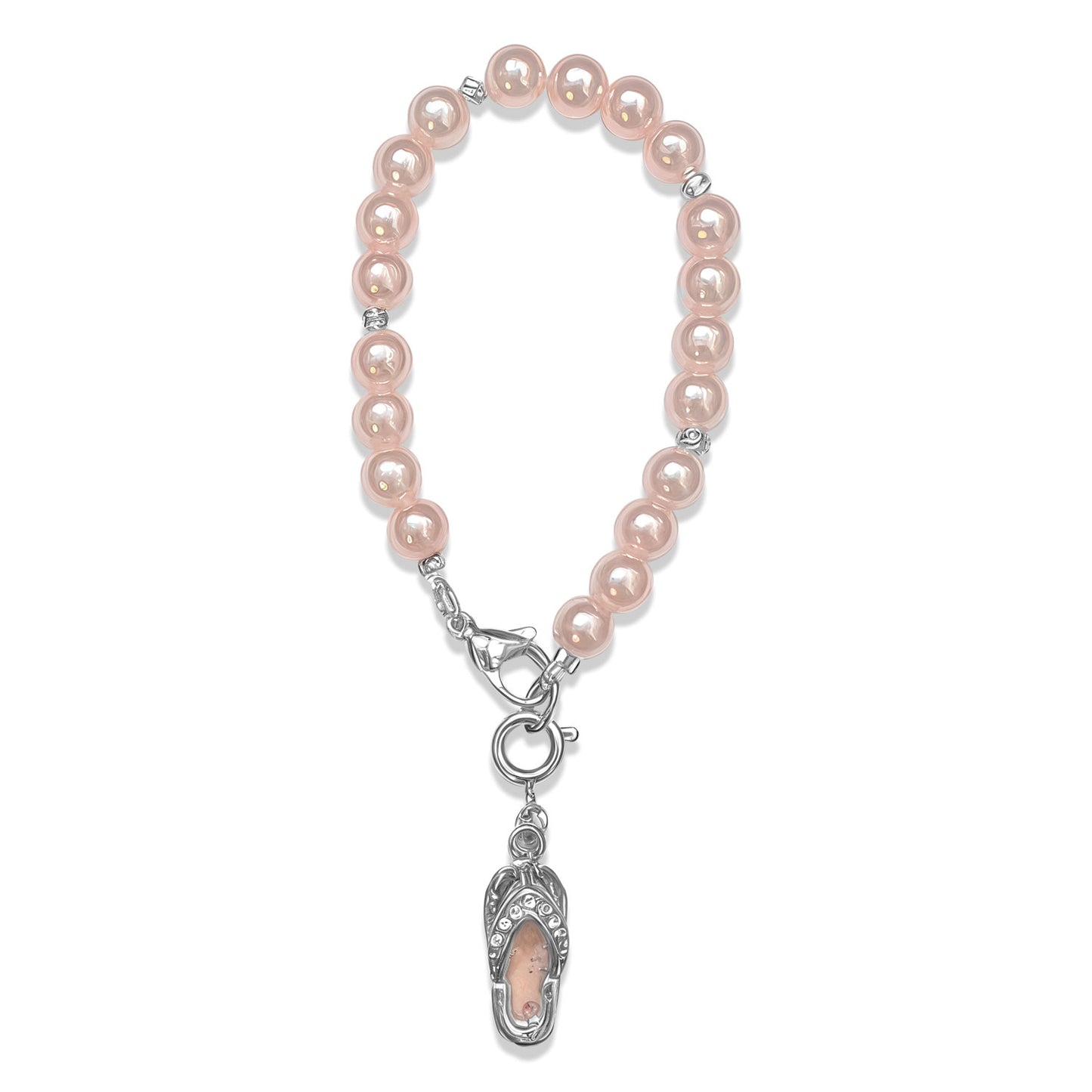 Pink Flip-Flop Tumbler Charm