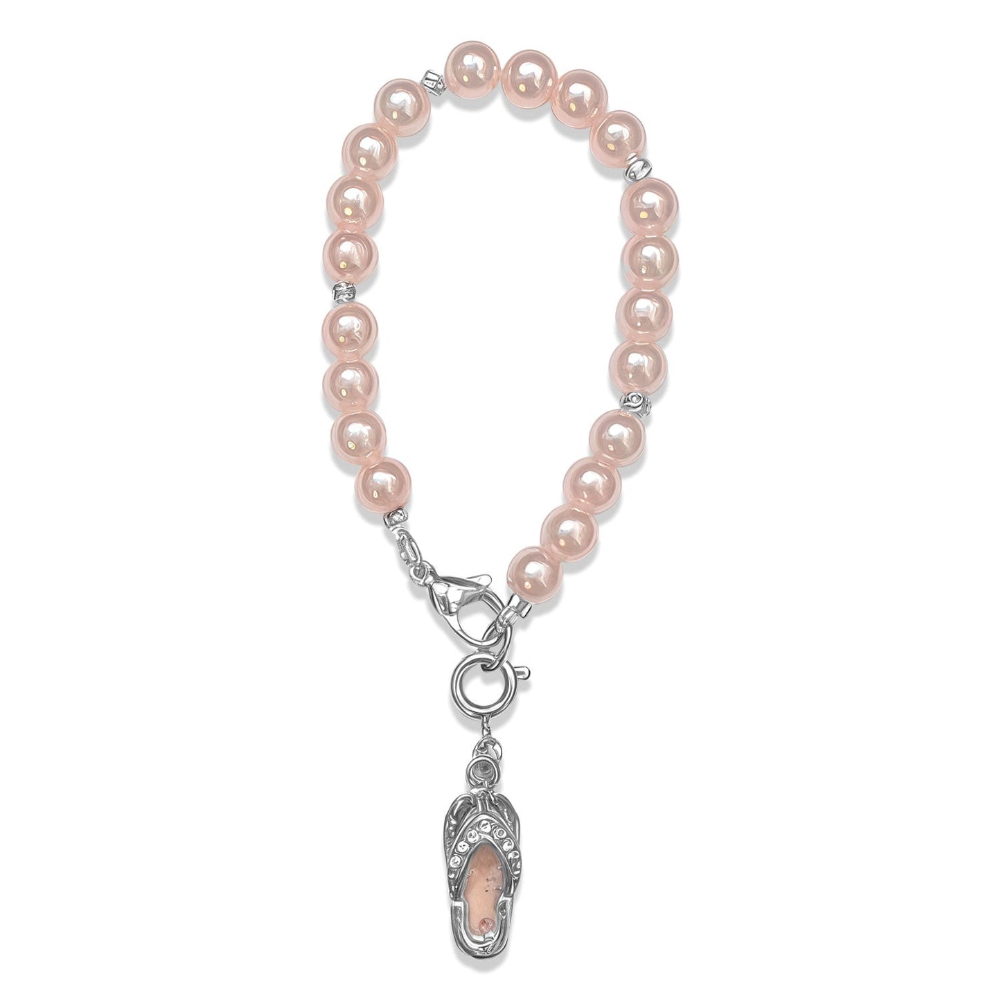 Pink Flip-Flop Tumbler Charm