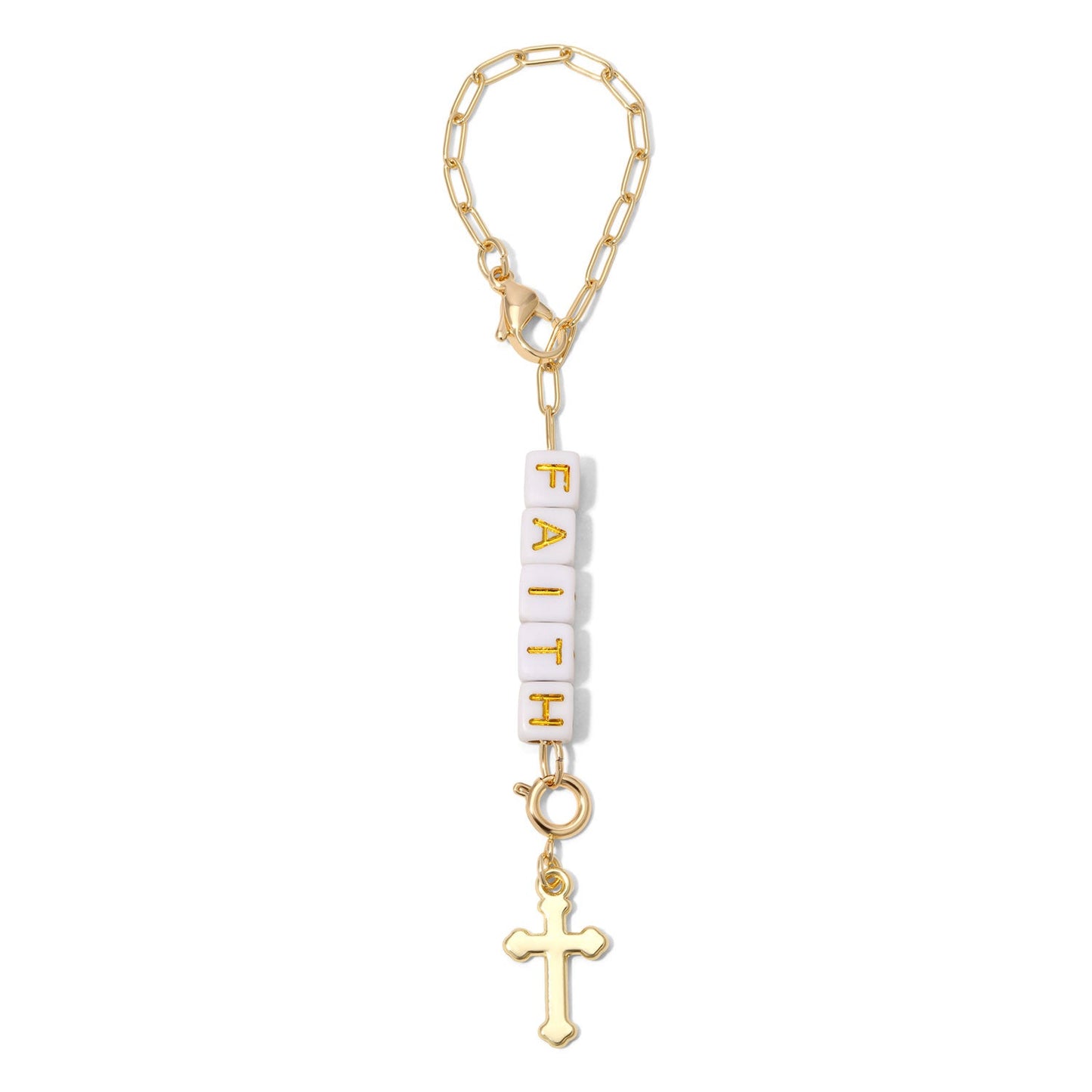 Faith - Cross Tumbler Charm