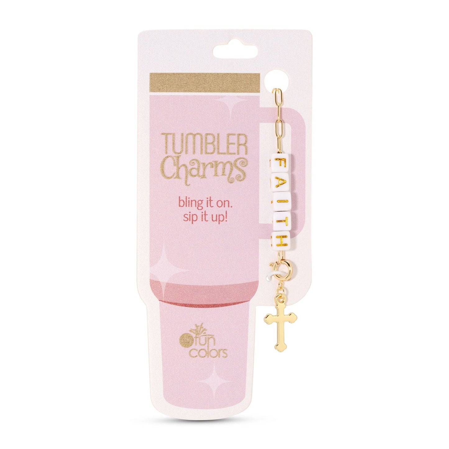 Faith - Cross Tumbler Charm