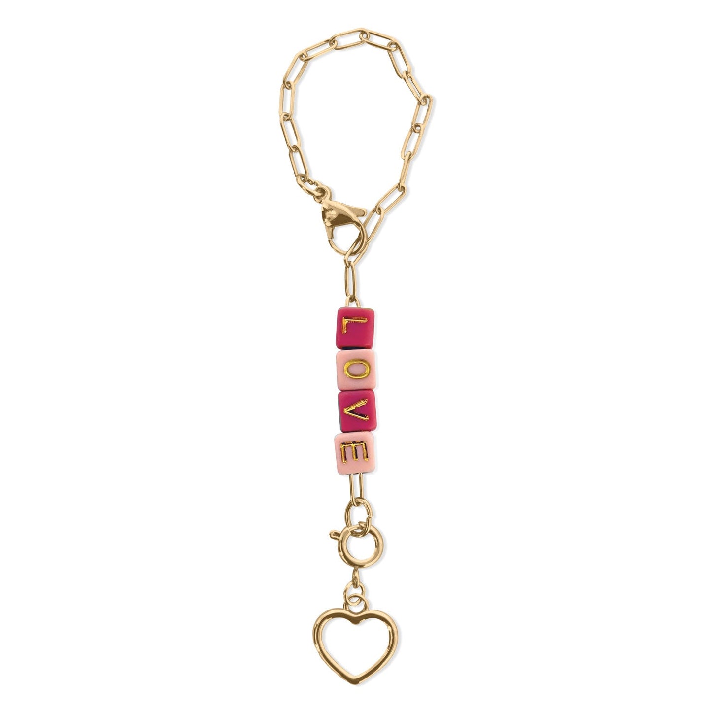 Love - Heart Tumbler Charm