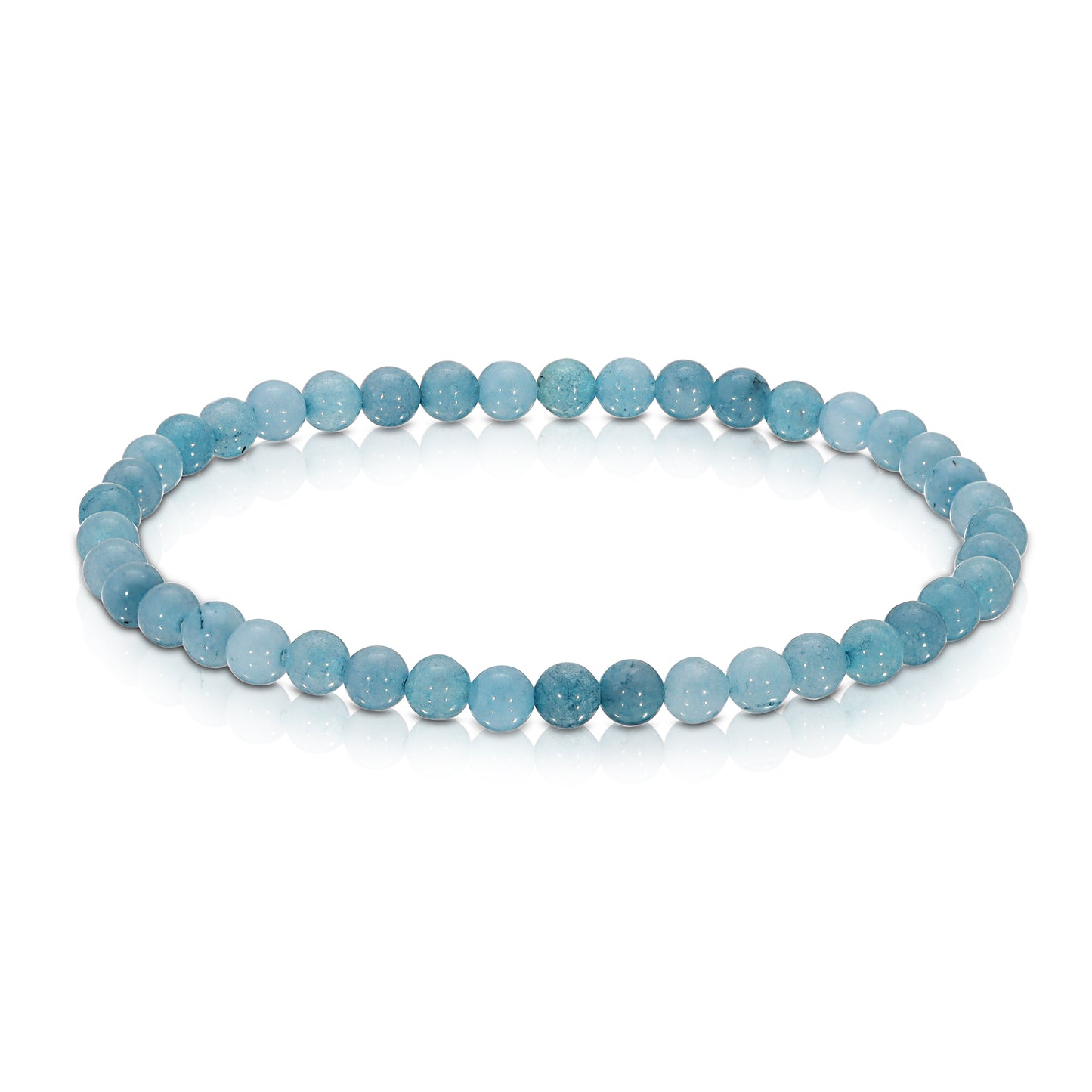 Angelite Mini-Gemstone Stretch Bracelet 4mm