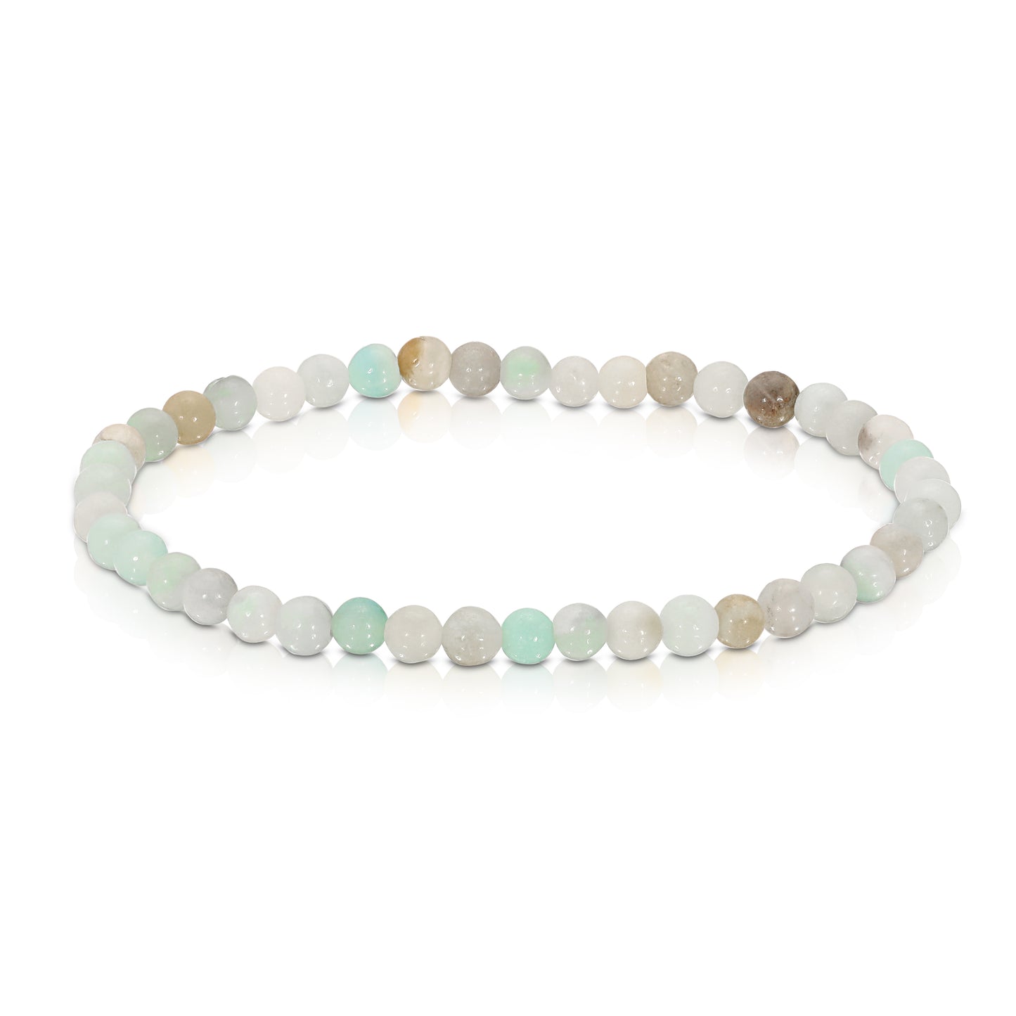 Amazonite Mini-Gemstone Stretch Bracelet 4mm