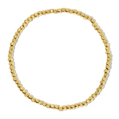 Fashion Fortunes 2.5mm Gold Cube Bracelet