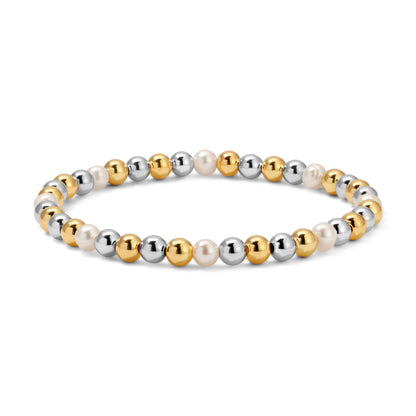 Fashion Fortunes Gold, Silver & Pearl Bracelets