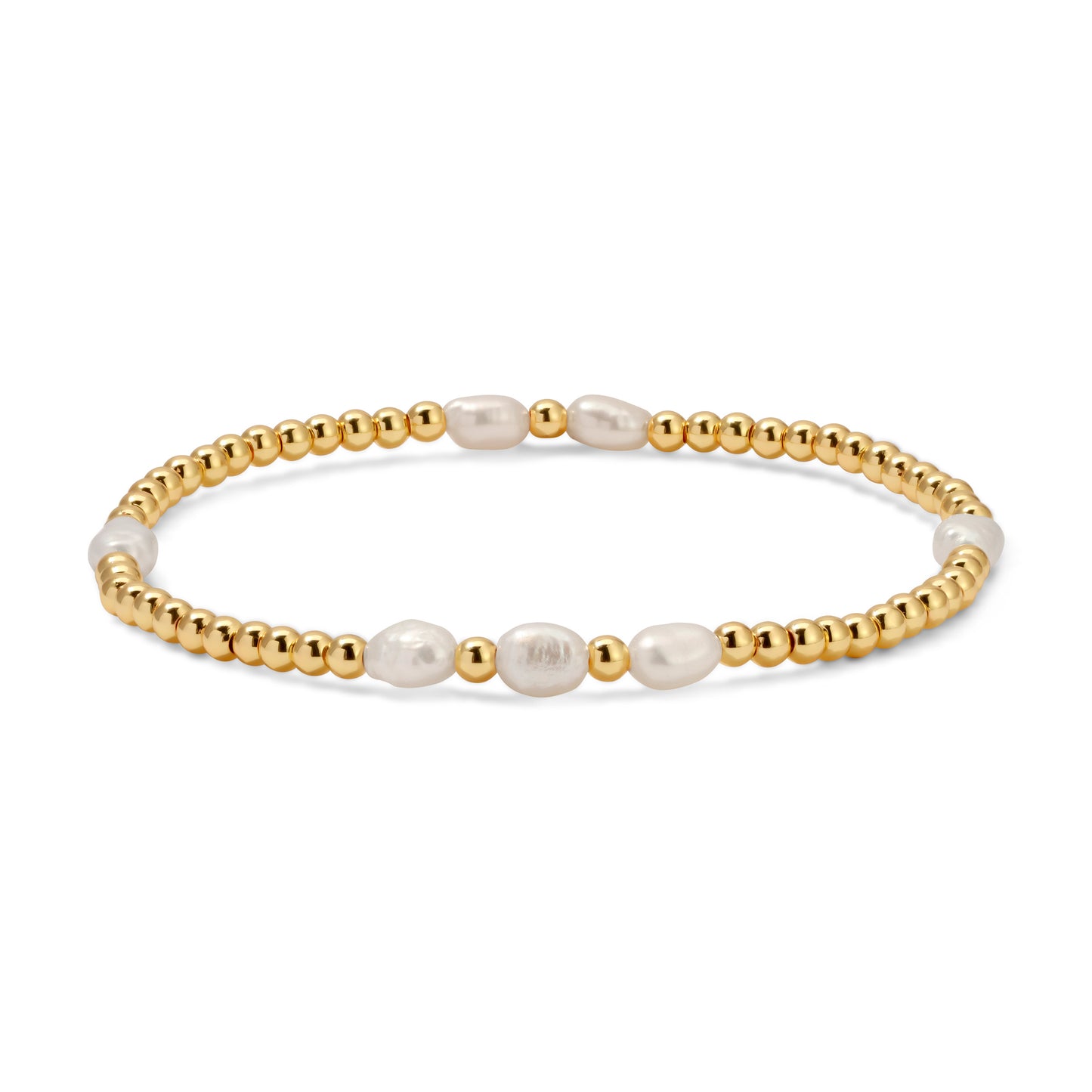 Gold, Silver & Pearl Bracelets